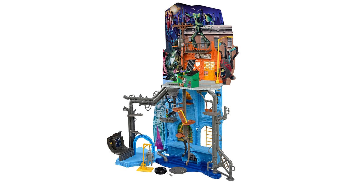 secret sewer lair playset