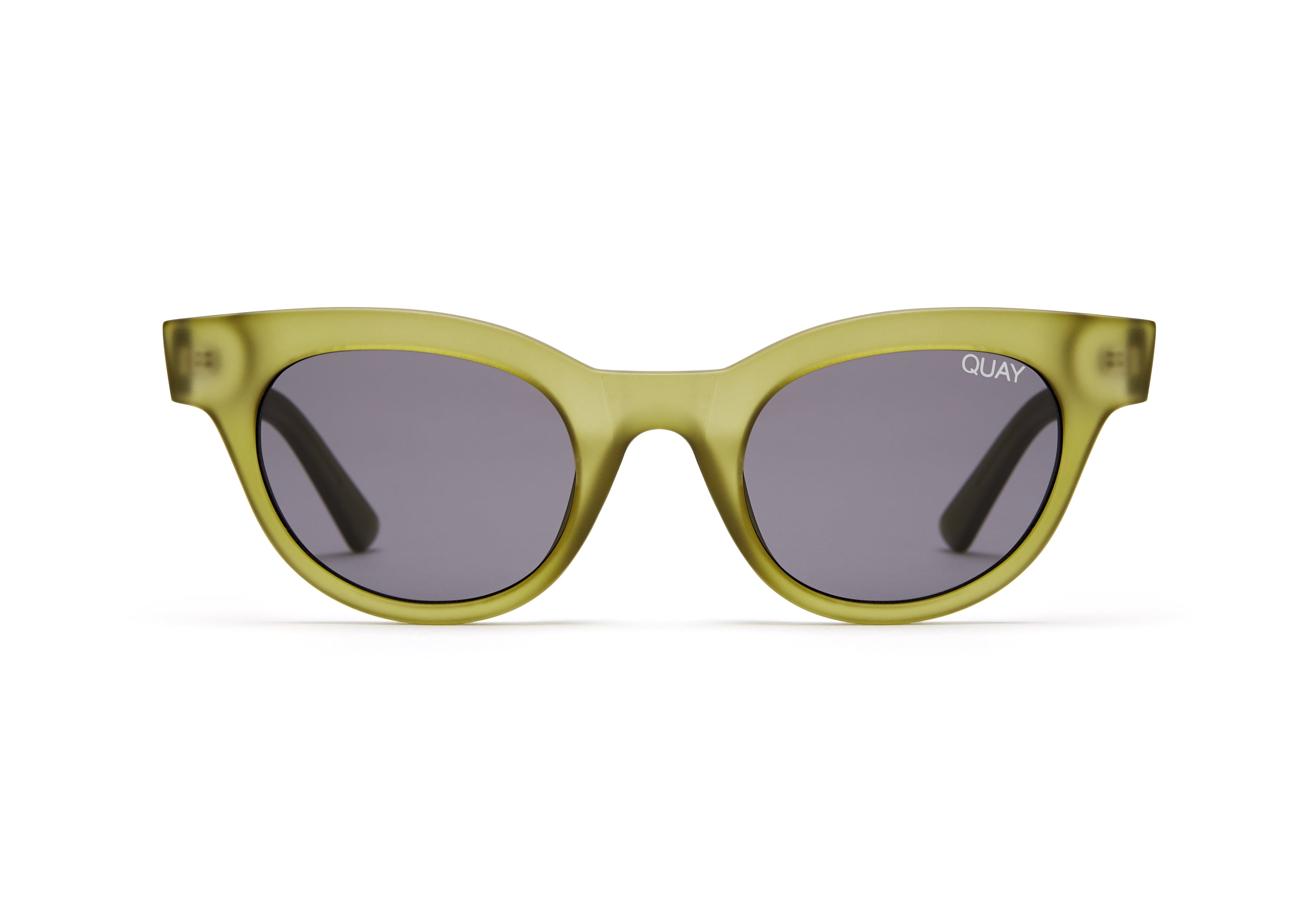 QUAY // ltd ed kylie jenner collab sleek cateyes green frames brown lens cateyes Kylie Jenner Designed Affordable Sunglasses With Quay  main image 3