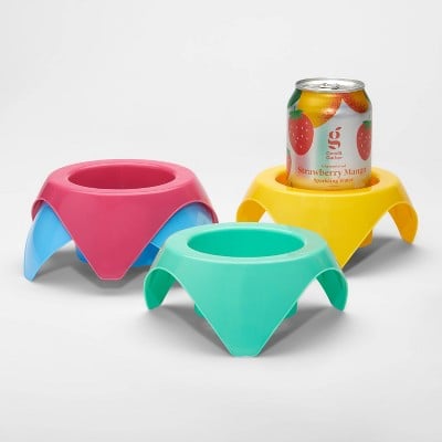 Sun Squad 4pk Beach Sand Beverage Holders