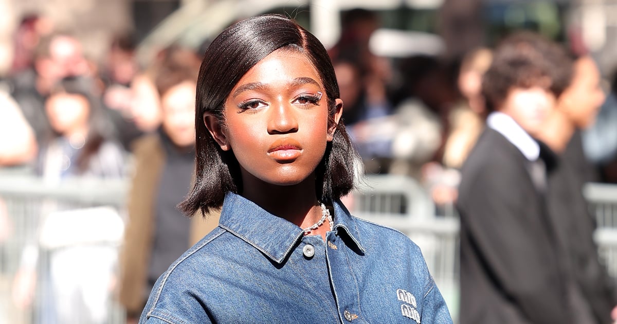 Zaya Wade’s Sequin Slip Rodarte Dress For Winter Formal