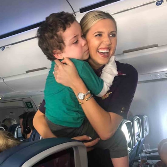 Flight Attendant Helps a Boy With Special Needs