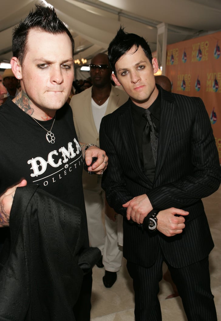 Benji and Joel Madden Linked Up For a Photo | Celebrities at the MTV