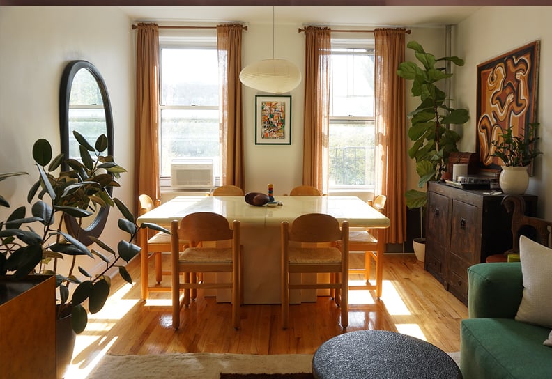 dining table in a well-lit room