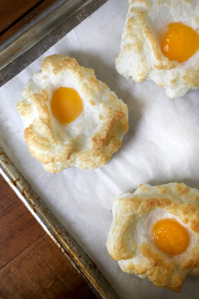 Cheesy Baked Egg Clouds