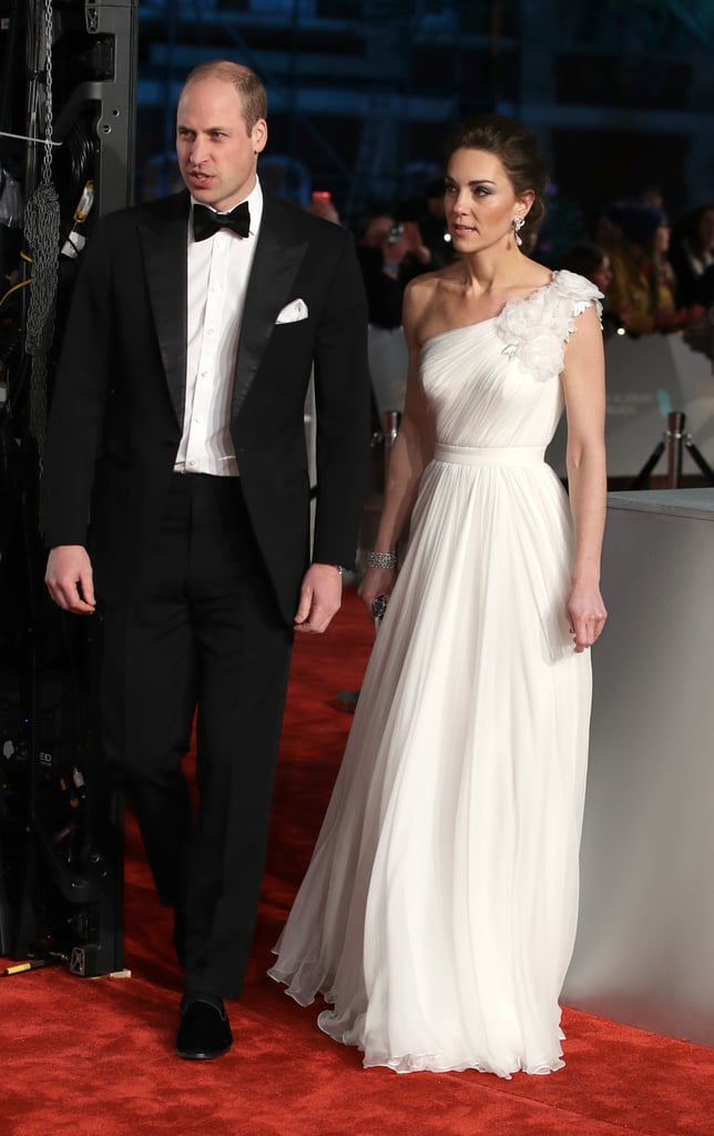 Kate Middleton's White Dress at the BAFTA Awards 2019