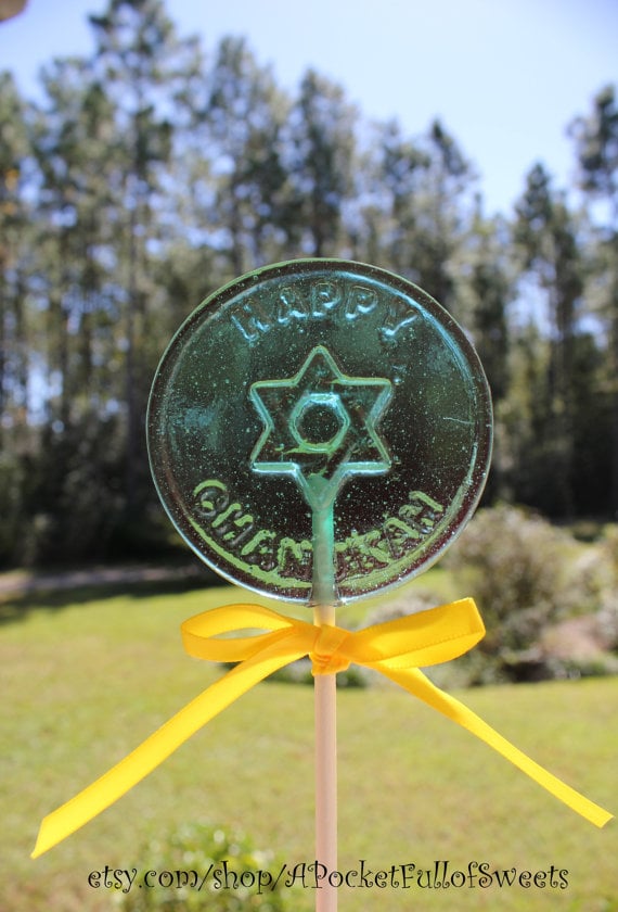 Hanukkah Lollipops