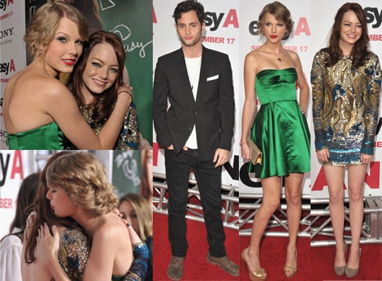 Pictures from Easy A Premiere In LA With Taylor Swift, Emma Stone, Penn Badgley