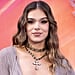 Hailee Steinfeld Struts Through London in a Wildly Tall Pair of Cutout Platforms