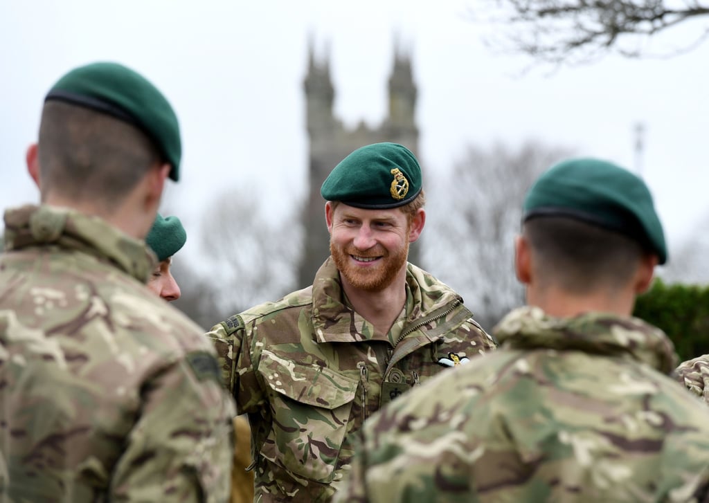 Prince Harry in Uniform at Green Beret Presentation 2019