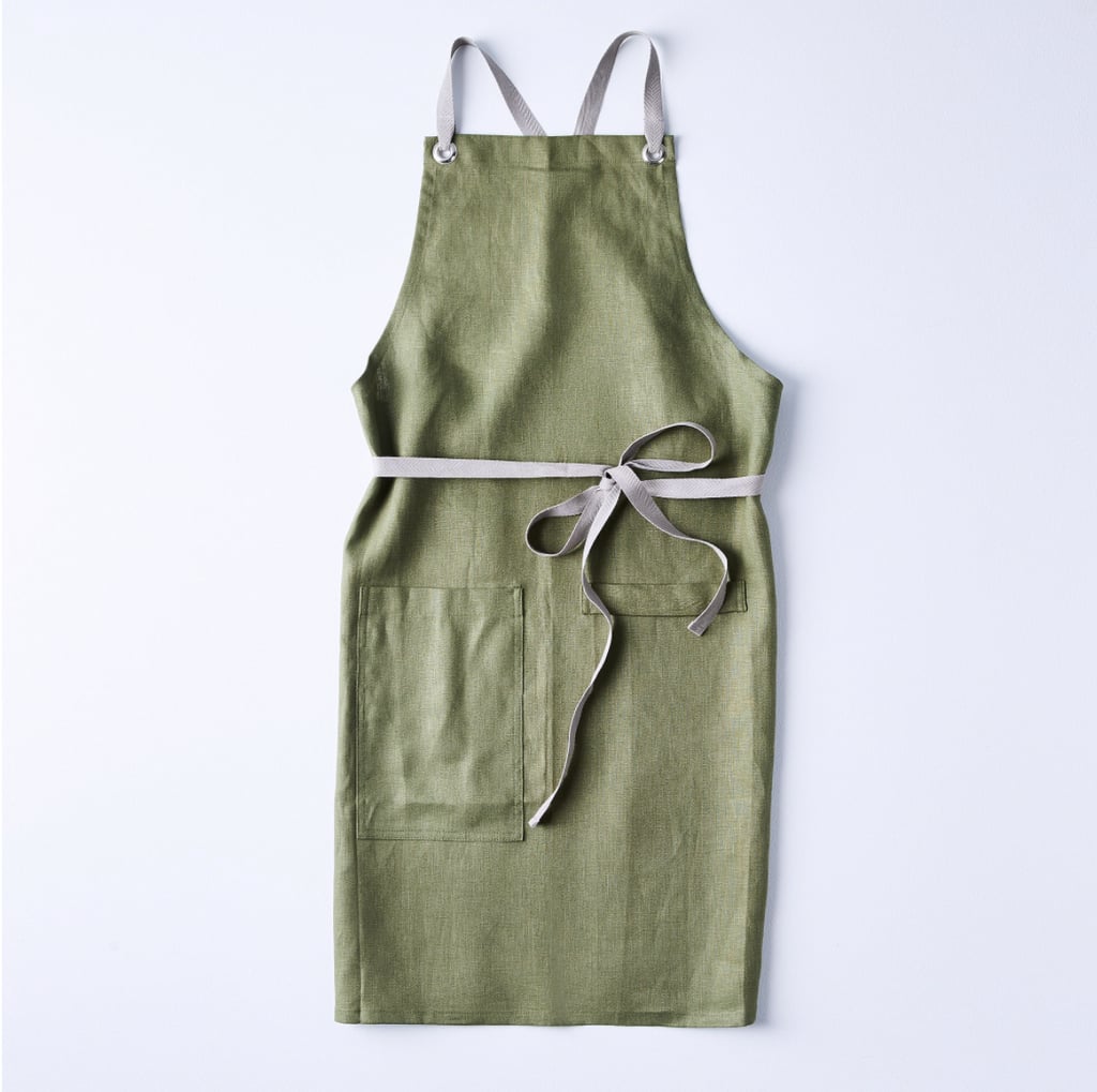 Studiopatró Cross-Back Linen Kitchen Apron