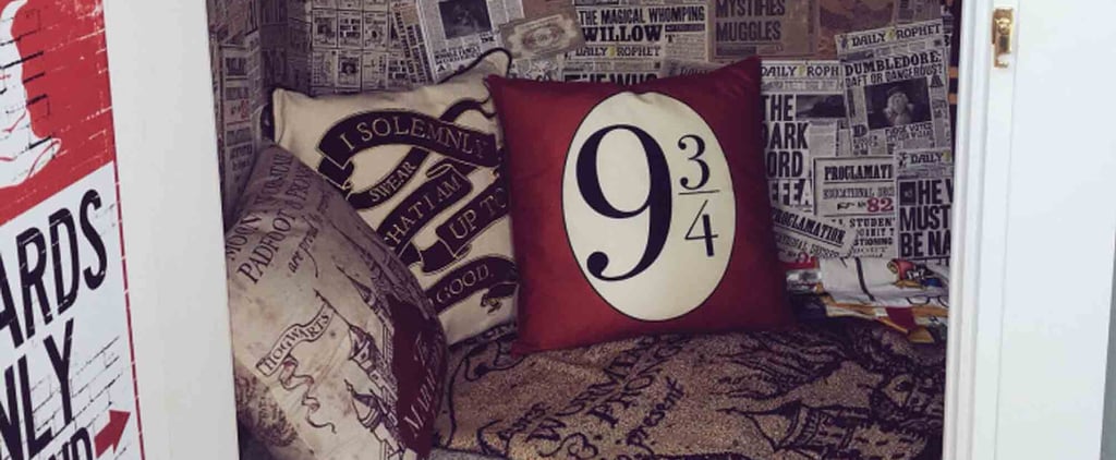 Dad Re-creates Harry Potter's Cupboard Under the Stairs