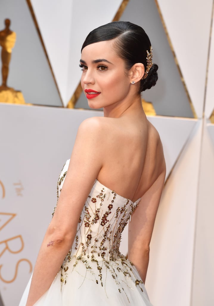 Sofia Carson at the 2017 Oscars