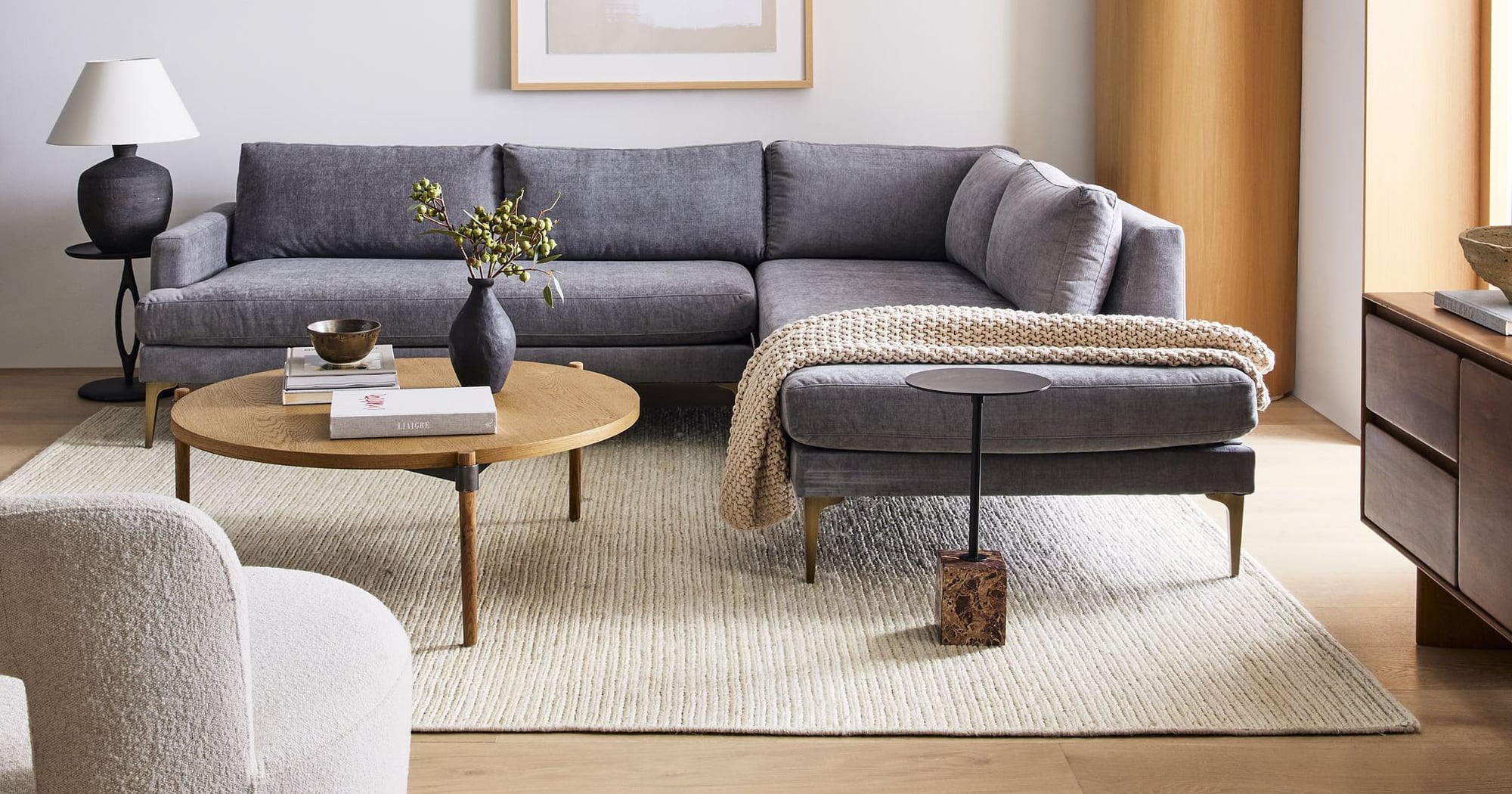 Andes store reversible sectional