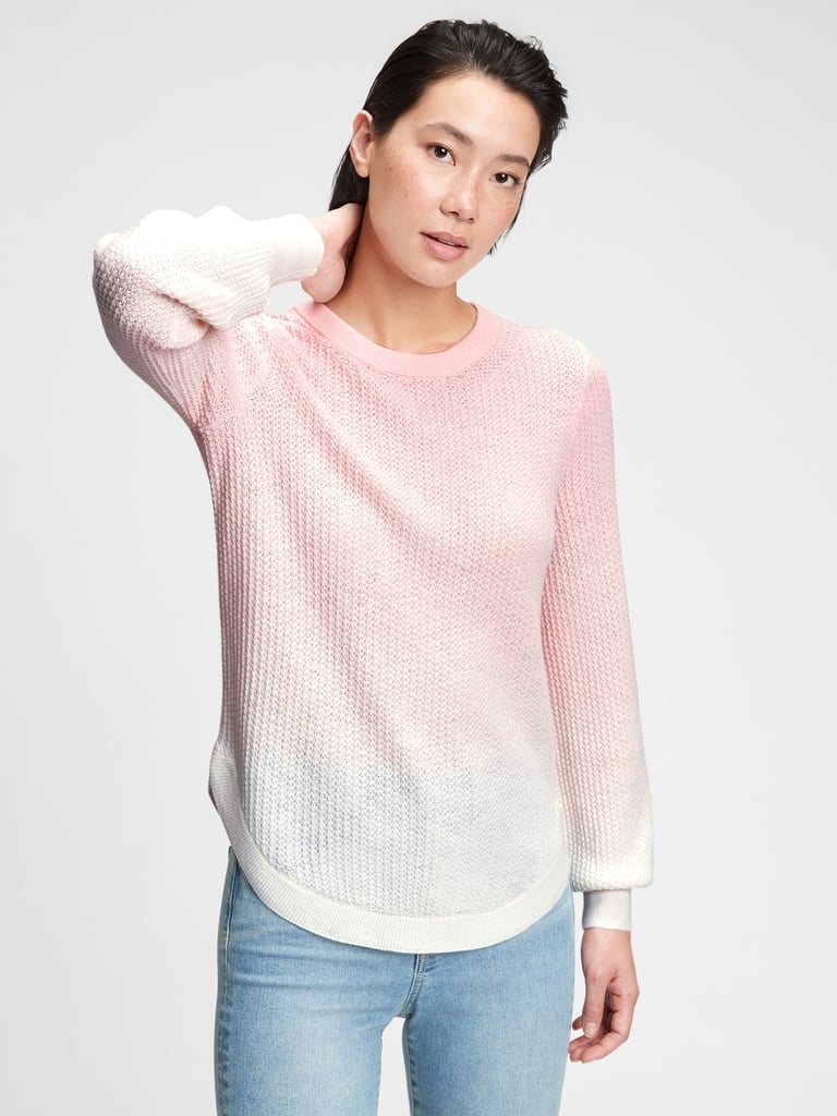 Gap True Soft Textured Crewneck Sweater