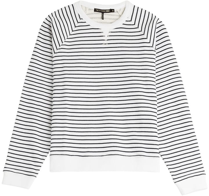 Rag & Bone Striped Cotton Sweatshirt ($215)