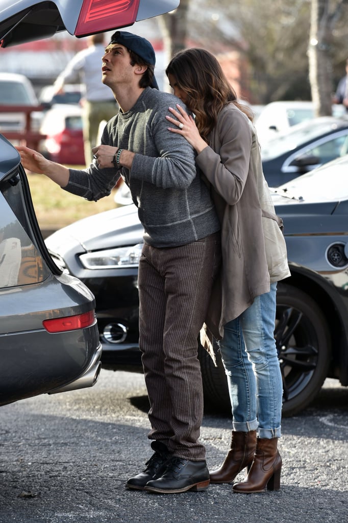 Nikki Reed Engagement Ring Pictures With Ian Somerhalder