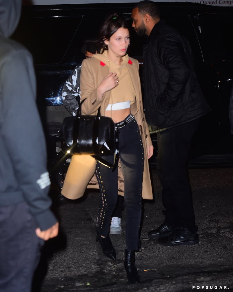 Bella Turned the Pants Casual Wearing Them With a Hoodie