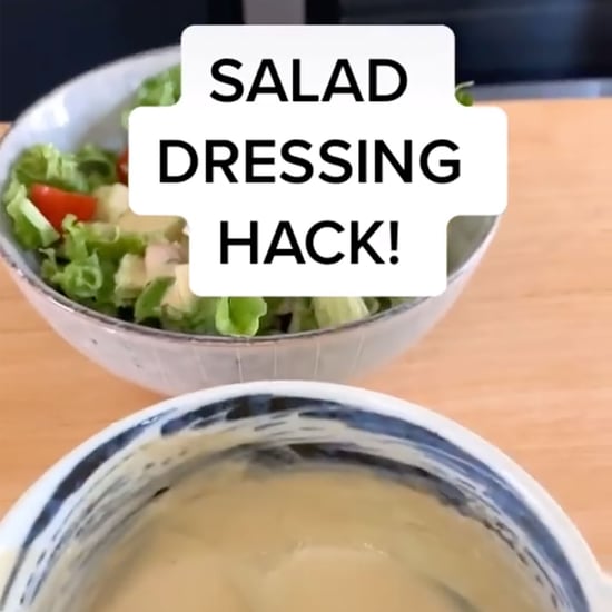 TikTok Healthy Salad Dressing Hack: Hummus and Pickle Juice