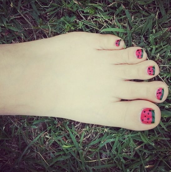 Watermelon Nail Art