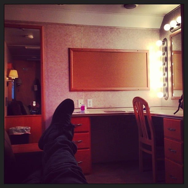 Miles Teller took five in his trailer.
Source: Instagram user milest87