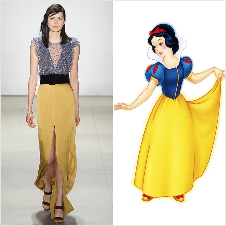 Snow White Wearing Jenny Packham
