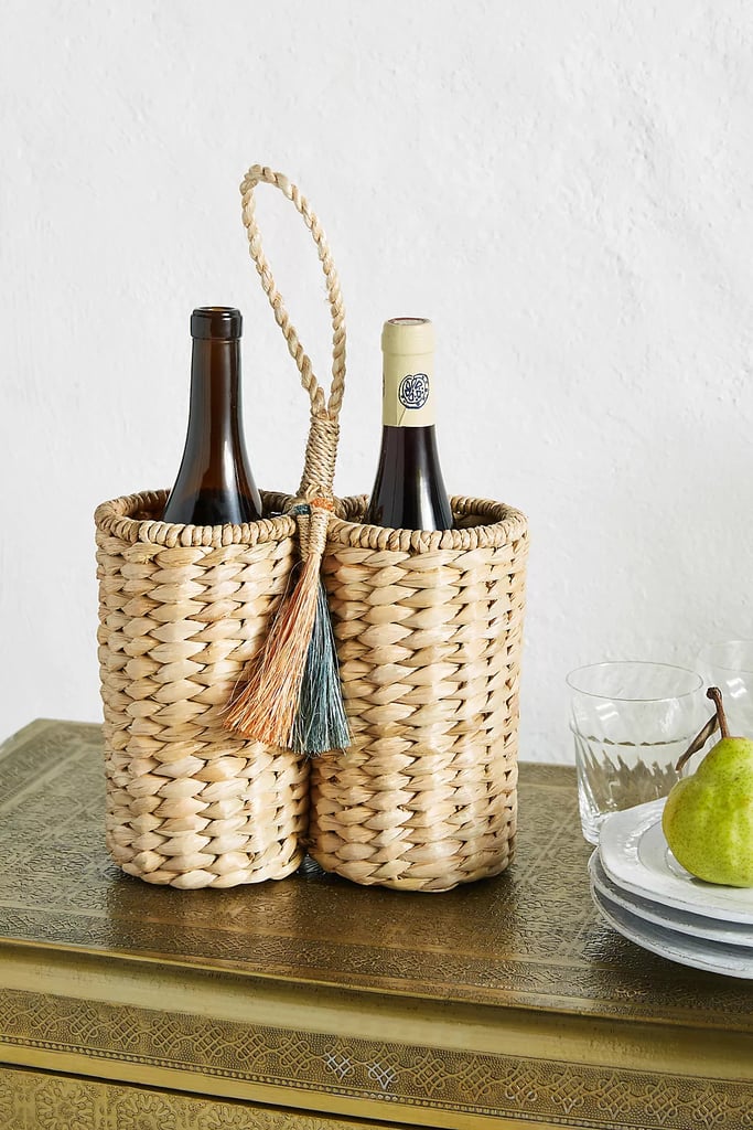 A Seagrass Wine Caddy: Mavis Wine Caddy