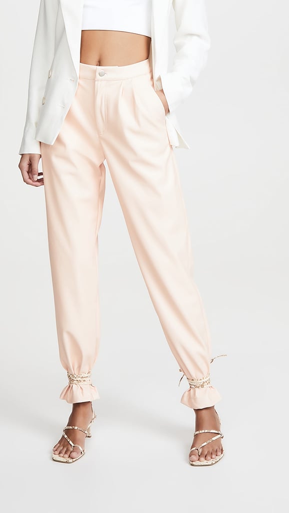 Kendall + Kylie Vegan Leather Crop Pants