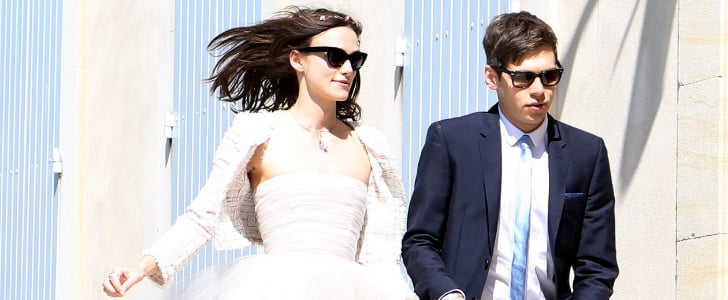 Keira Knightley Spills Red Wine on Wedding Dress