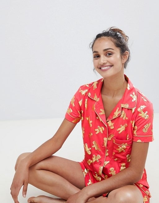 ASOS Gingerbread Shorts Pyjamas