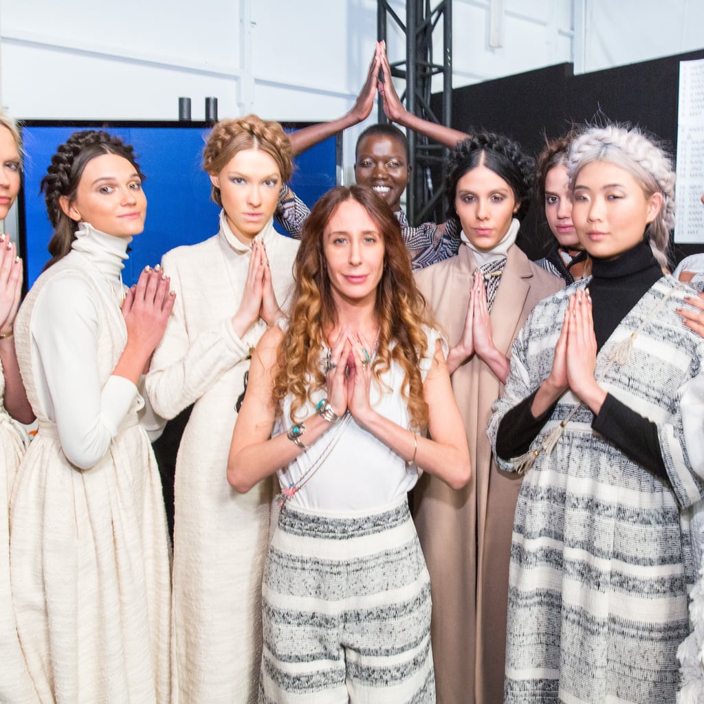 Backstage at Mara Hoffman