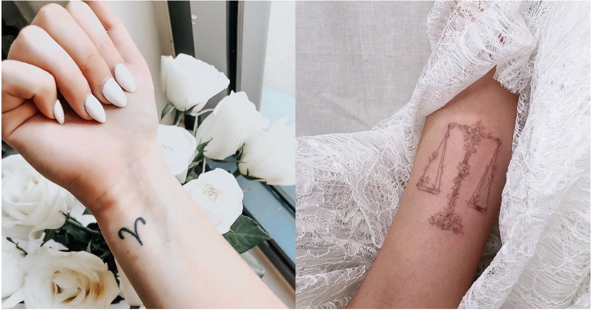 Zodiac Sign Tattoo Ideas Popsugar Love And Sex