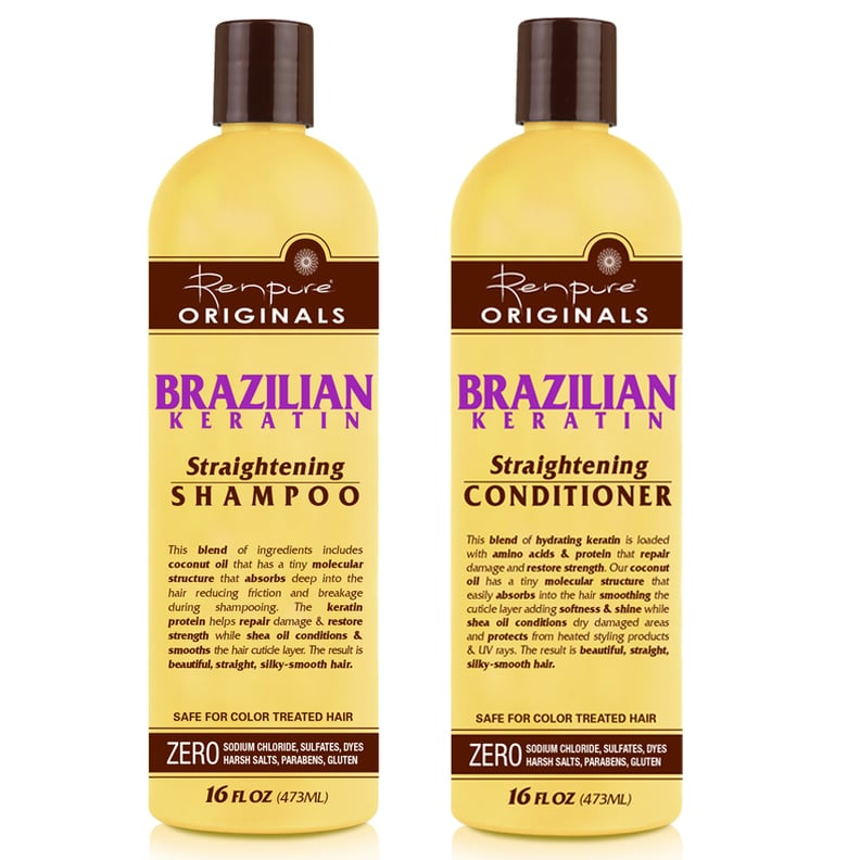 Renpure Originals Brazilian Keratin Straightening Shampoo and Conditioner ($5 each)