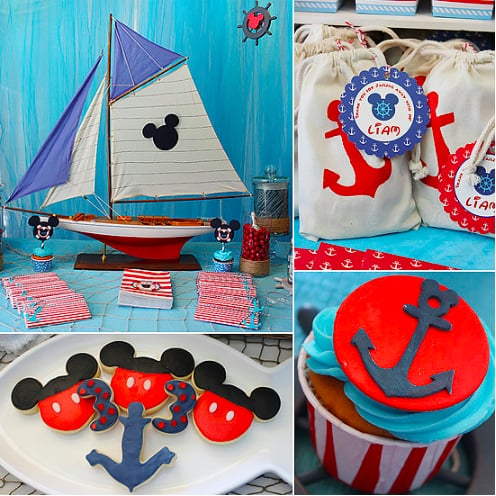 A Nautical Mickey Mouse Party