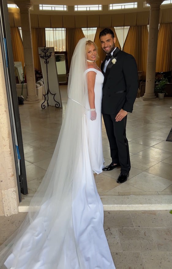 Britney Spears's 2022 Wedding Dress Is Versace