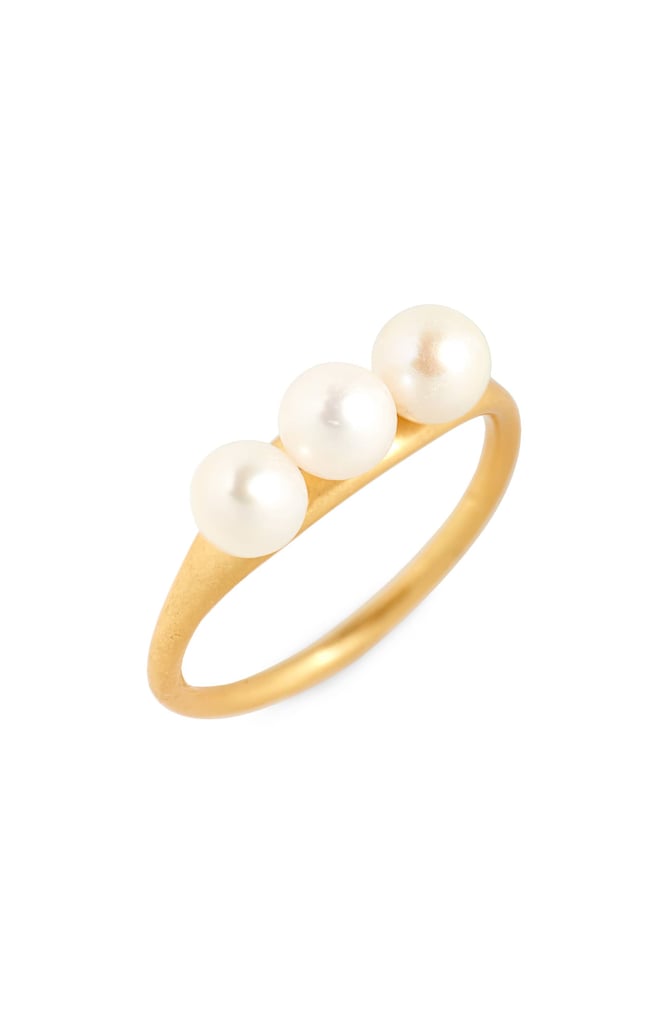 Madewell Triple Pearl Ring | Best Cheap Gifts | POPSUGAR Smart Living ...