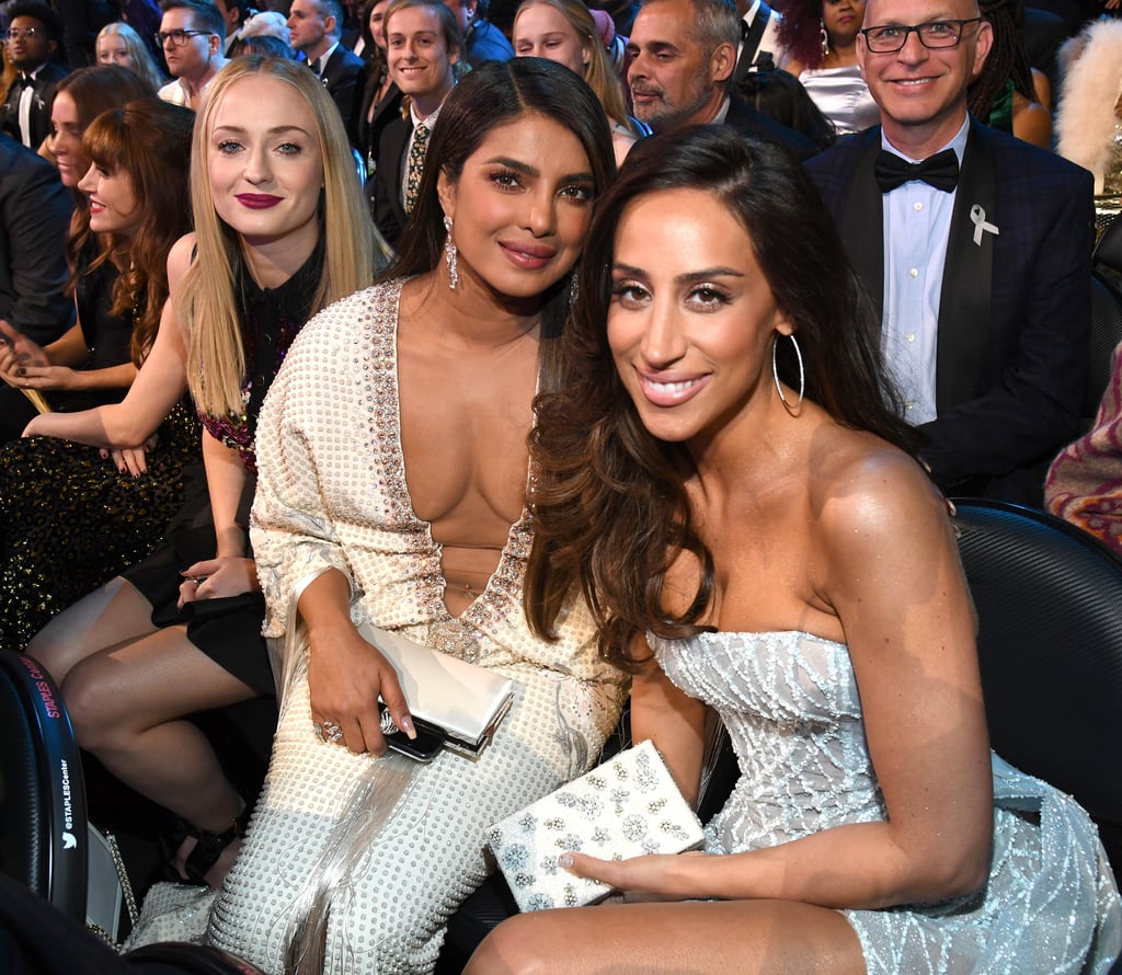 Danielle Jonas, Priyanka Chopra, and Sophie Turner at the 2020 Grammys