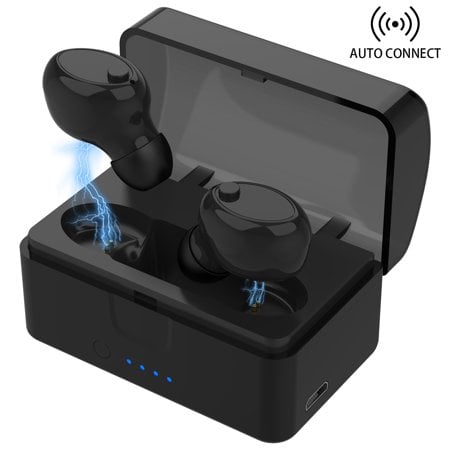 A sleek, compact design makes the Cshidworld Bluetooth Earbuds ($40) ideal for anyone who prioritizes aesthetics. They can be paired with up to two devices at a time and come with a handy rechargeable carrying case.
