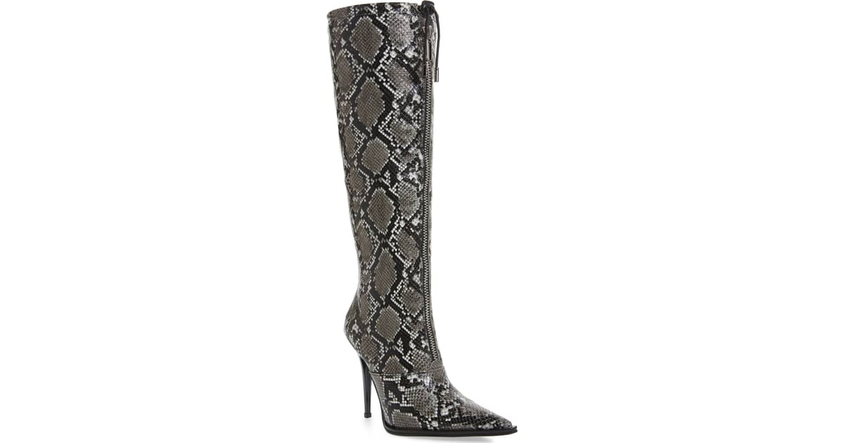 jeffrey campbell white knee high boots