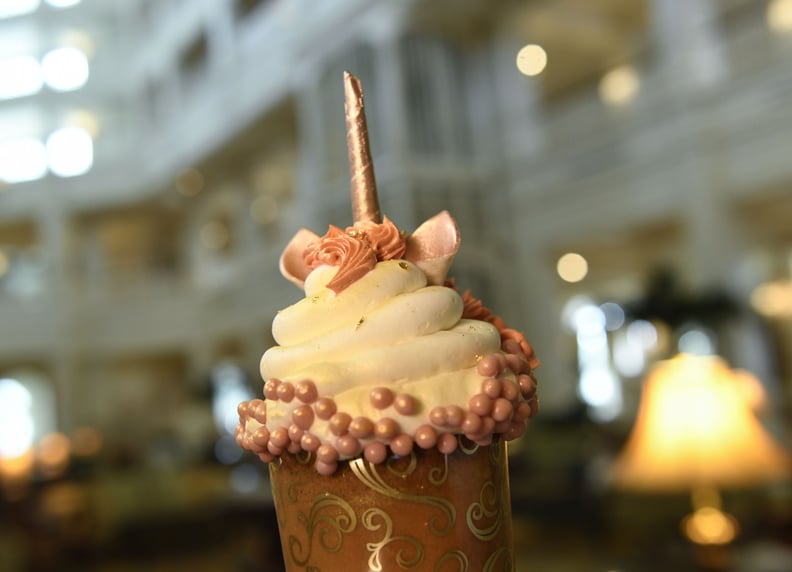 Rose Gold Unicorn Cupcake