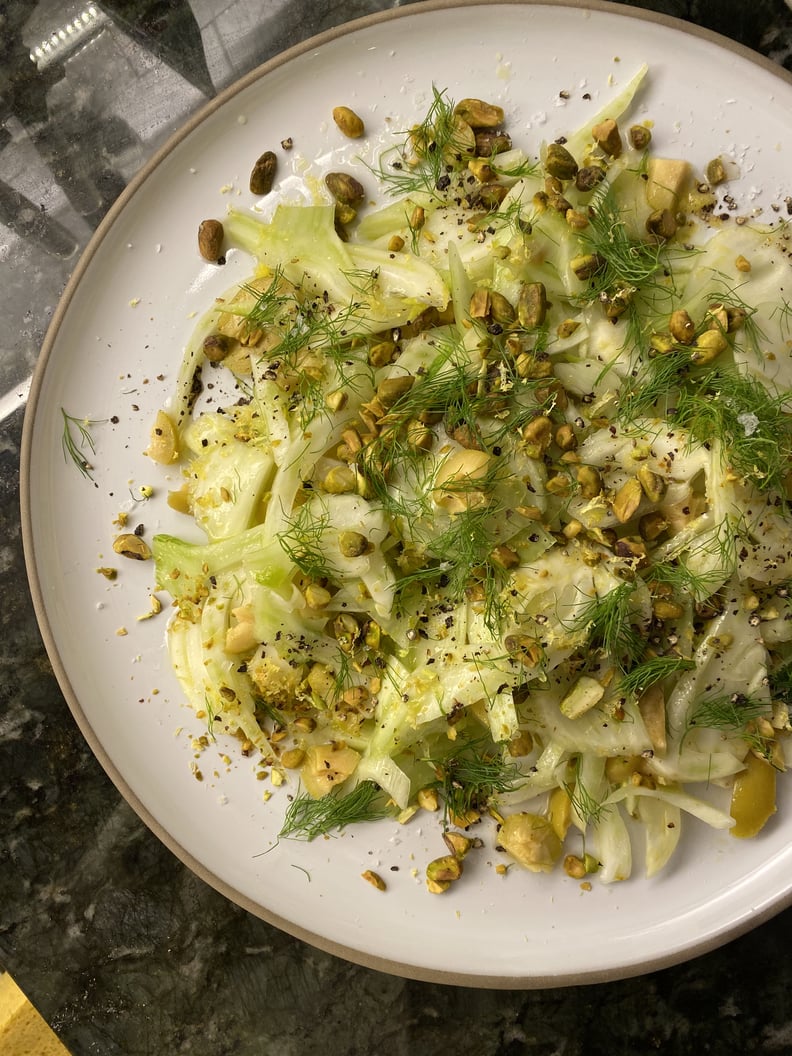 Fennel Salad With Olives and Pistachios