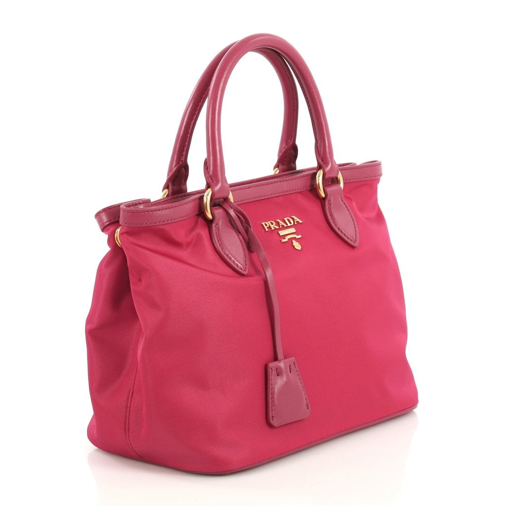 Prada Convertible Tote Tessuto Medium Pink