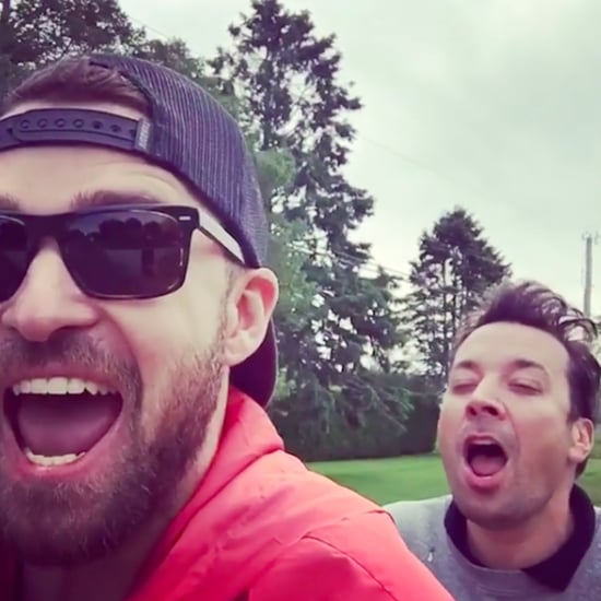 Justin Timberlake and Jimmy Fallon Biking Instagram Video