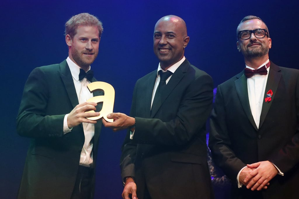 Prince Harry at the 2017 Attitude Awards