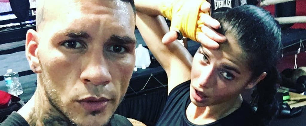 Adriana Lima Boxing Video November 2016