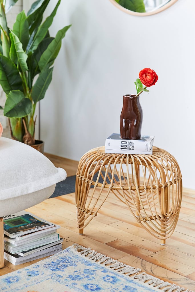 Petal Rattan Side Table