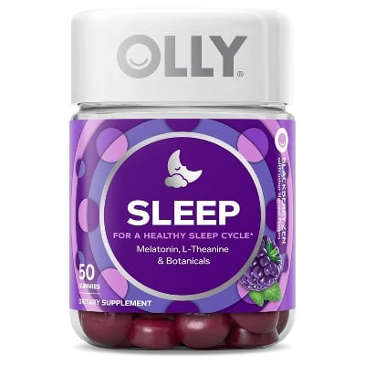 Olly 3mg Melatonin Sleep Gummies — Blackberry Zen