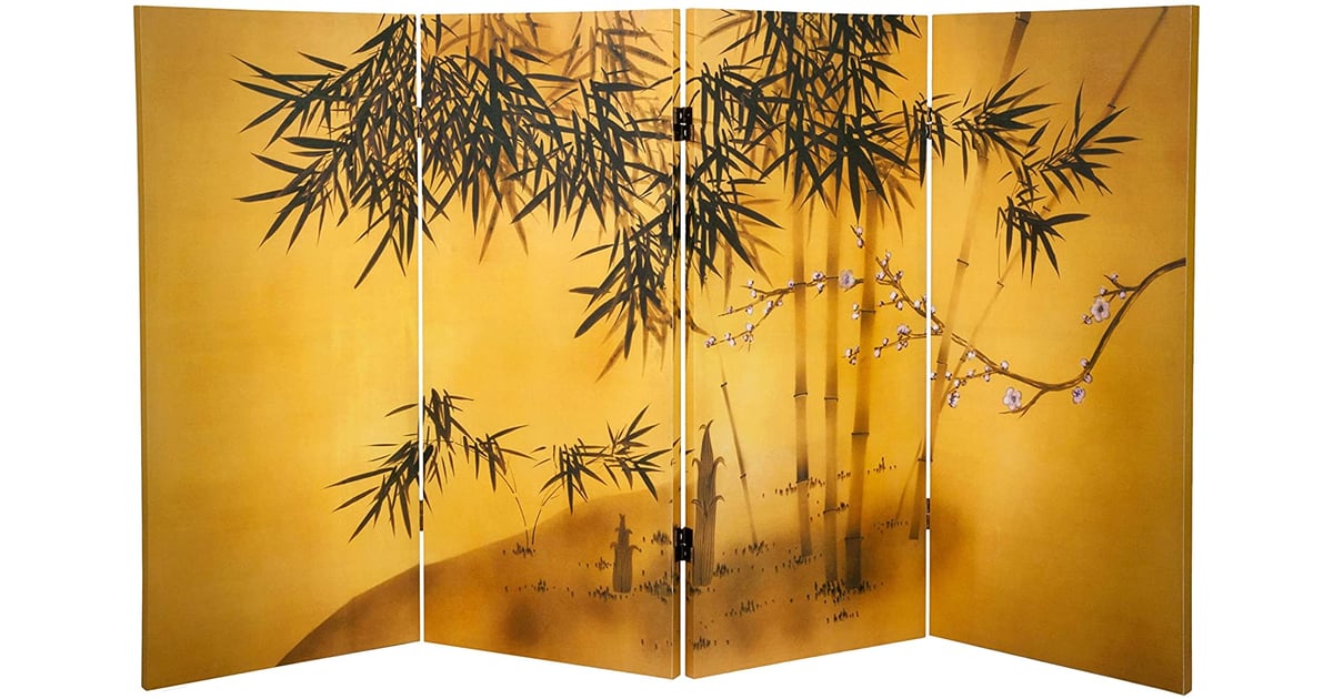 Amazon Room Divider Oriental Furniture 3 ft. Tall Double Sided Bamboo