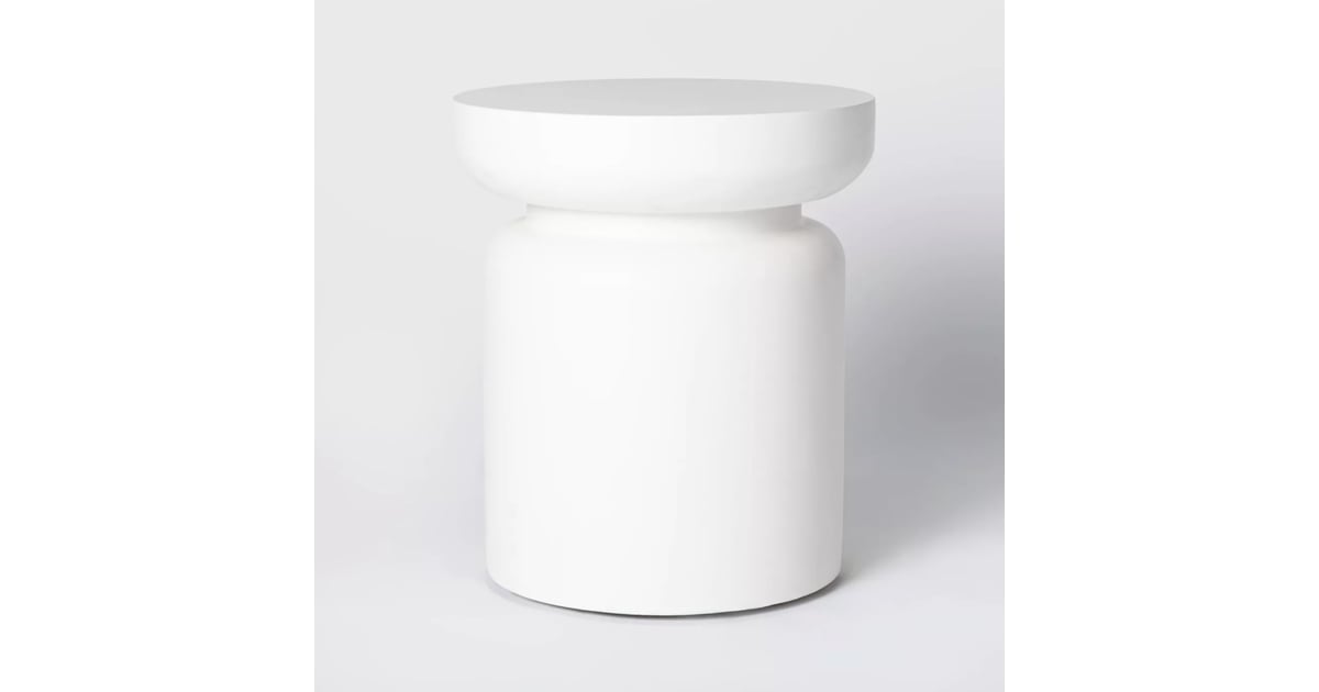 Turned drum best sale accent table