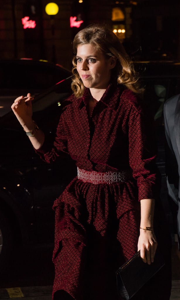 Princess Beatrice Red Alaia Dress March 2019