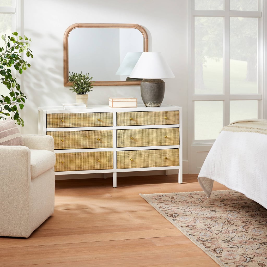 For Bedroom Storage: Threshold designed with Studio McGee Springville 6 Drawer Dresser